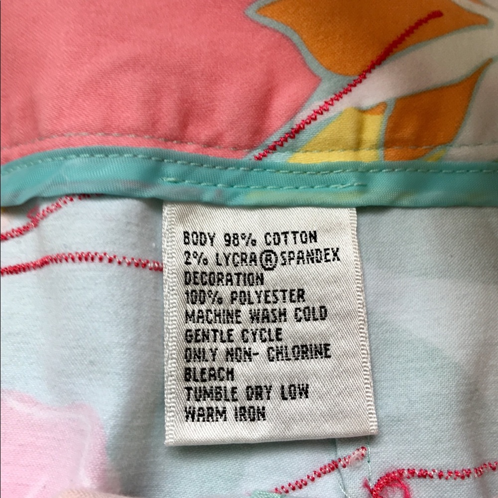 Talbots pastel floral burst stretch skirt!💐 SALE! - Picture 6 of 7
